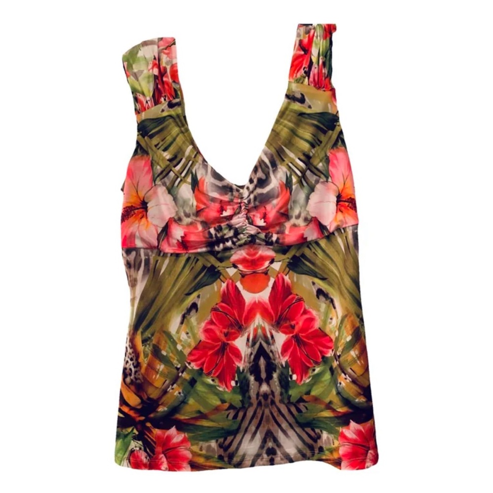 NWOT Boston Proper Tropical Floral Tank Top